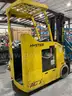 2021 HYSTER STAND ON FORKLIFT MODEL  E40HSD3-21, ELECTRIC