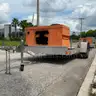 BEAR TRACK ALUMINUM UTILITY 65in X 120in VOYAGER TRAILER WITH HONDA GENERATOR, RIDGID 48R-0S STORAGE UNIT &#x26; ZOMBIEBOX
