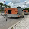 BEAR TRACK ALUMINUM UTILITY 65in X 120in VOYAGER TRAILER WITH HONDA GENERATOR, RIDGID 48R-0S STORAGE UNIT &#x26; ZOMBIEBOX