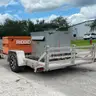 BEAR TRACK ALUMINUM UTILITY 65in X 120in VOYAGER TRAILER WITH HONDA GENERATOR, RIDGID 48R-0S STORAGE UNIT &#x26; ZOMBIEBOX