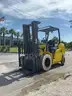 MITSUBISHI FORKLIFT MODEL FD40N, DIESEL,  APPROX MAX HEIGHT 187in, RUNS &#x26; OPERATES