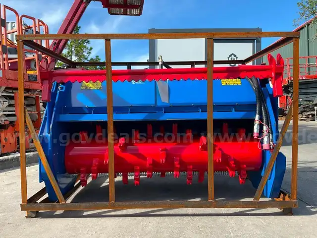 NEW 2025 AGT STANDARD FLOW FORESTRY DRUM MULCHER MODEL SSMF81 ATTACHMENT FOR UNIVERSAL SKID STEER