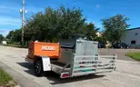 BEAR TRACK ALUMINUM UTILITY 65in X 120in VOYAGER TRAILER WITH HONDA GENERATOR