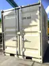 9FT OFFICE / STORAGE CONTAINER, FORK POCKETS WITH SIDE DOOR ENTRANCE &#x26; SIDE WINDOW