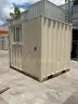8FT OFFICE / STORAGE CONTAINER, FORK POCKETS WITH SIDE DOOR ENTRANCE &#x26; SIDE WINDOW
