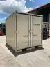 8FT OFFICE / STORAGE CONTAINER, FORK POCKETS WITH SIDE DOOR ENTRANCE &#x26; SIDE WINDOW