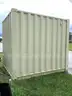 9FT OFFICE / STORAGE CONTAINER, FORK POCKETS WITH SIDE DOOR ENTRANCE &#x26; SIDE WINDOW