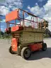 2012 JLG SCISSOR LIFT MODEL 4069LE, ELECTRIC POWERED, APPROX MAX PLATFORM HEIGHT 40FT