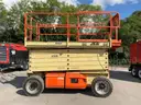 2012 JLG SCISSOR LIFT MODEL 4069LE, ELECTRIC POWERED, APPROX MAX PLATFORM HEIGHT 40FT