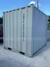 UNUSED 8FT MULTI-USE CONTAINER W/ SIDE DOOR &#x26; WINDOW, FORK POCKETS