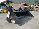 UNUSED 2025 WOLVERINE MINI COMBINATION BUCKET ATTACHMENT MODEL MCB-11-48W FOR SKID STEER, 48in W