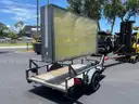TRAILER MOUNTED LIGHT MESSAGE BOARD SIGN