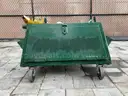GREENLEE PIPE THREADING STORAGE BOX W/ SOME CONTENTS, APPROX 36in X 24in