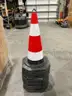 UNUSED STACK OF SAFETY TRAFFIC CONES; 10 CONES TOTAL