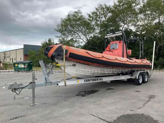 MULDER & RUKE P.I.B 700 BOAT W/ 2022 CONTINENTAL BOAT TRAILER MODEL A2260B-5800