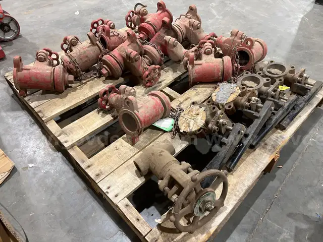 PALLET LOT OF INDUSTRIAL VALVES