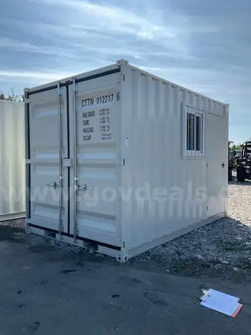 2025 12FT MULTI-USE CONTAINER W/ SIDE DOOR & WINDOW, FORK POCKETS