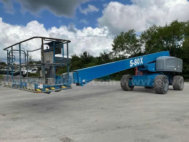 2015 GENIE S-80X BOOM LIFT: DIESEL