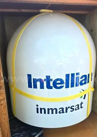 NEVER USED INTELLIAN GX100 1 METER MARINE STABALIZED KA-BAND GLOBAL XPRESS TERMINAL