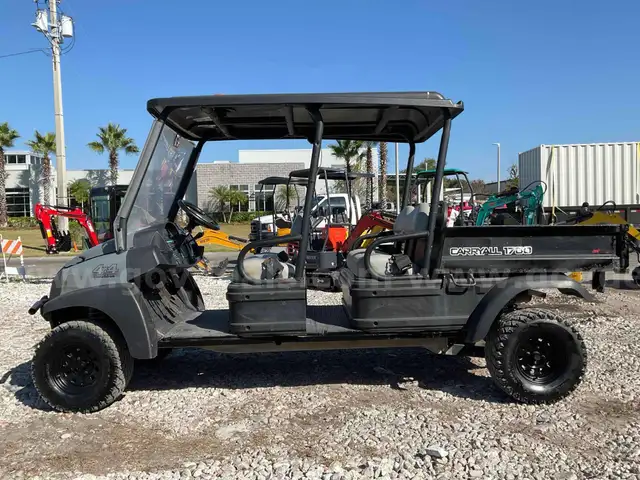 2018 CLUB CAR CARRYALL 1700 4x4 INTELLITRAK, DIESEL , CREW CAB; MANUAL DUMP BED; HITCH, BILL OF SALE ONLY, RUNS AND DRI