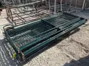 WELDED WIRE CORRAL PANELS, APPROX 111 in L x 4FT W/ 1FT HANDLE