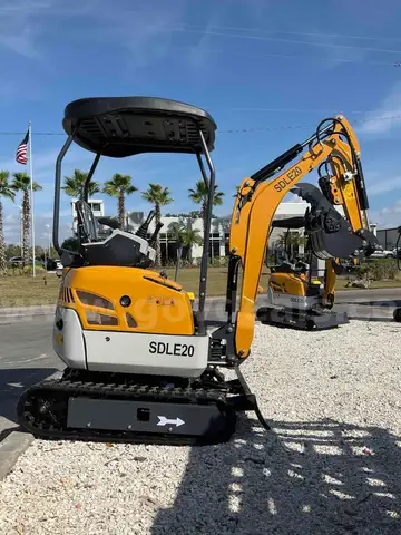 NEVER USED 2025 MINI EXCAVATOR; DIESEL POWERED YANMAR ENGINE
