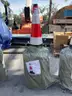 UNUSED 2025 SAFETY TRAFFIC CONES, FLUORESCENT, APPROX 20/PACK, 15in X 27in