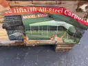 UNUSED ALLMETAL 11FT X 19FT ALL-STEEL CARPORT MODEL K1119