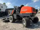 JACOBSEN TURF CAT RIDE ON MOWER, GAS POWERED, 4WD, STARTS RUNS PUMP HOUSING BROKEN