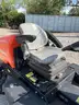 JACOBSEN TURF CAT RIDE ON MOWER, GAS POWERED, 4WD, STARTS RUNS PUMP HOUSING BROKEN