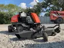 JACOBSEN TURF CAT RIDE ON MOWER, GAS POWERED, 4WD, STARTS RUNS PUMP HOUSING BROKEN
