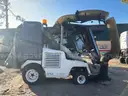 TENNANT ATLV 4300 RIDE ON ALL TERRAIN LITTER VACUUM SWEEPER, DIESEL POWER