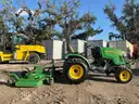 JOHN DEERE 2320 TRACTOR WITH FARM KING MOWER ATTACHMENT