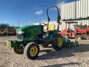 JOHN DEERE 2320 TRACTOR WITH FARM KING MOWER ATTACHMENT