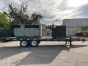 2015 PJ DECKOVER TRAILER W/ WINPOWER DX90F4-XA DIESEL GENERATOR  & MIDWEST INDUSTRIAL TANK