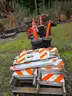 Used delineator posts & type 1 barricades