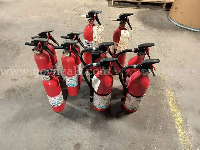 Lot of 11 Dry Chem ABC Extinguishers