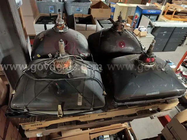 Lot of 4 Large Raw CRT Tubes