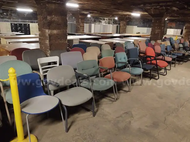 Lot of Approx 60 Stationary Chairs - Mixed Wood &#x26; Metal Frame