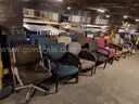 Lot of 35 Wood & Metal Frame Stationary Chairs