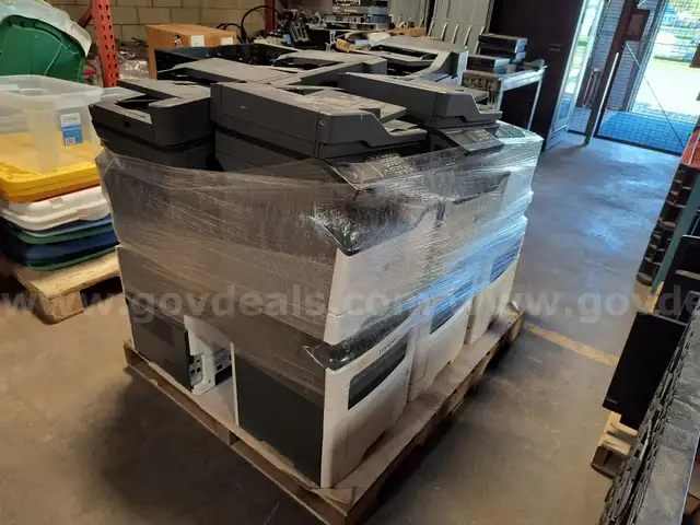 Pallet Lot of 12 Lexmark Laser Printers