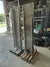 Lot of 2 - Rolling Expandable Safety Barricade Gates