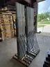Lot of 2 - Rolling Expandable Safety Barricade Gates