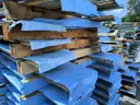 Lot of Approx 100 Heavy Duty Pallets / Rough Cut Wood