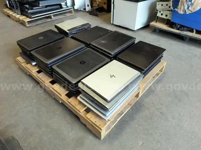 Pallet Lot of 48 Assorted Laptop Computers