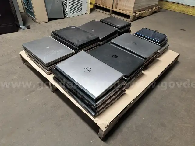 Pallet Lot of 37 Assorted Laptop Computers