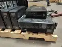 Pallet Lot of Assorted SCRAP Items (Computers, Battery Backups, Speakers, etc etc)