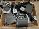 Pallet Lot of Assorted SCRAP Items (Computers, Battery Backups, Speakers, etc etc)