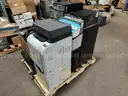 Pallet Lot of Assorted SCRAP Items (Computers, Battery Backups, Speakers, etc etc)