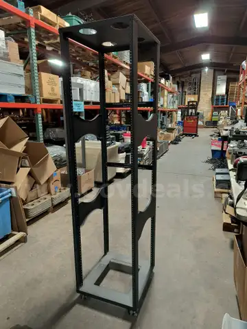 4 Post 19" Server IT Networking Equipment Rack on Wheels - 42U